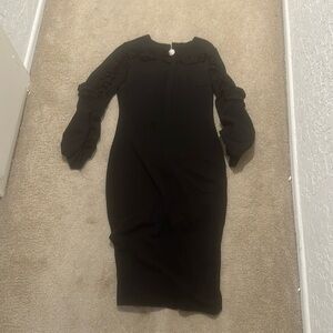 Long sleeve black dress women’s size medium